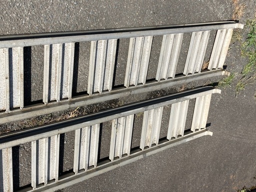 受付け終了アルミラダー 215cm  アルミブリッジ