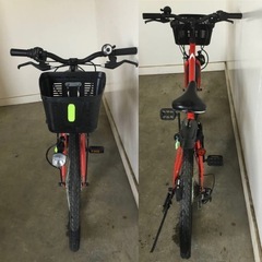 h-101△ q 岐阜発/ LOUISVILLE/ CTB24/ 子供用自転車/ 24インチ/ 6段変速/ 走行確認/ 現状品/ R7.7/1 △の画像