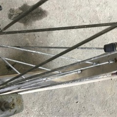 h-102△ q 岐阜発/ レトロ/ MARUISHI/ RAKURIN/ 電動三輪自転車/ 変速なし/ ジャンク/ 充電コード欠品/ スイングあり/ 現状品/ R7.7/2 △の画像