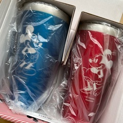 【新品未使用】ディズニー　ペアメタルサーモタンブラーの画像