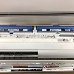 三菱 18畳 ルームエアコン MSZ-R5621S-W 2021年製 5.6kw 200v リモコンあり（T496）室内機＋室外機セット 中古品の画像