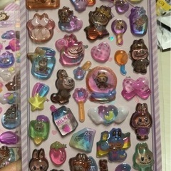 ラブブのボンボンドロップシールの画像