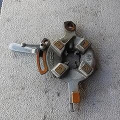 REX　レッキス　牛若　80ADX　100V　ねじ切り機　ネジ切機　パイプカッター　パイプマシン　通電確認のみの画像