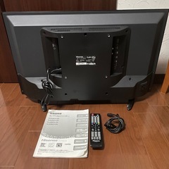f●■Hisenseハイセンス・32V型 ハイビジョンLED液晶カラーテレビ 地上・BS・110°CS 32インチ 【HJ32K3120】 リモコン付の画像
