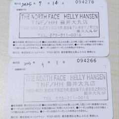 THE NORTH FACE/ ¥500 OFF クーポンチケット×2枚の画像