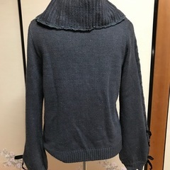 セーター　紫っぽい焦茶の画像