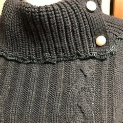 セーター　紫っぽい焦茶の画像