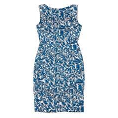 ERUKEI SETTAN エルケイセッタン バストカットデザイン ミディドレス ブルー キャバドレスの画像