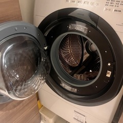 SHARP ES-S7F-WL 左開きドラム式洗濯機の画像