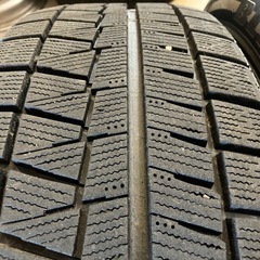 BS 215/60R17 4本 古い冬タイヤバリ山 長期保管品 アルファードエルグランドエリシオンの画像