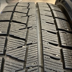 BS 215/60R17 4本 古い冬タイヤバリ山 長期保管品 アルファードエルグランドエリシオンの画像