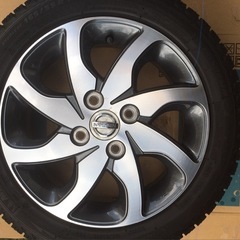 日産純正アルミホイール&スタッドレスの画像