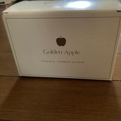 たち吉　ゴールデンアップル　ホワイトペアカップ　未使用品の画像