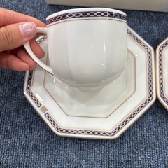 ◆未使用◎レトロ　GIVENCHY ペアコーヒーカップ 2個セットの画像