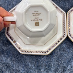 ◆未使用◎レトロ　GIVENCHY ペアコーヒーカップ 2個セットの画像