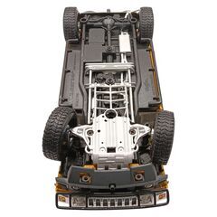 【迫力の1/18】Maisto ハマーH2 イエロー ミニカー ダイキャストモデルの画像