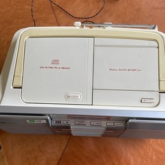 パナソニックラジカセ、CD.MDの画像