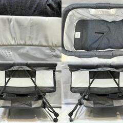 ubravoo ウブラブー ベビーベッド 折りたたみ ミニ 蚊帳付き ベビーラック コンパクトベビーベッド 簡易ベッド 新生児 0~24ヶ月の画像