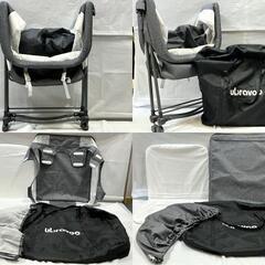 ubravoo ウブラブー ベビーベッド 折りたたみ ミニ 蚊帳付き ベビーラック コンパクトベビーベッド 簡易ベッド 新生児 0~24ヶ月の画像