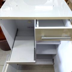 ミニレンジボード 幅60×奥39.5×高89cm キッチン 収納 家具 食器棚 ラック ミドルレンジボード  札幌市 中央区 南12条の画像