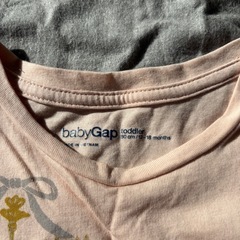 baby gap Tシャツ 長袖 ピンク 12-18M 80cm フリルの画像