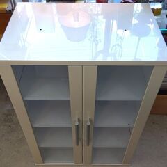 ミニ食器棚 幅60×奥39.5×高89cm キッチン 収納 家具 ラック 札幌市 中央区 南12条の画像