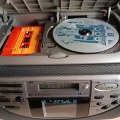 カシオのCDラジカセの画像