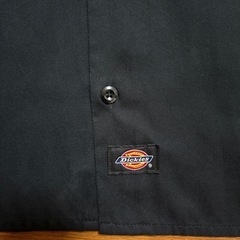 Dickies ワーク半袖シャツ/黒/Mの画像