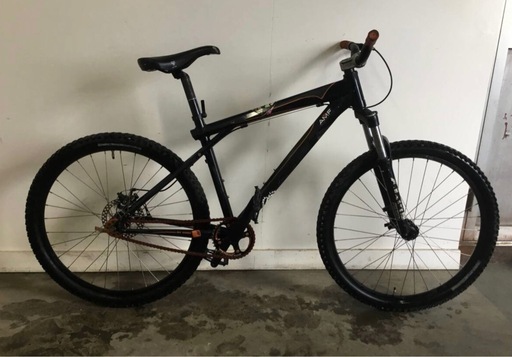 A-62 △ 岐阜発/ GT/ マウンテンバイク/26インチ/変速なし/ディスクブレーキ/後輪のみブレーキ/サドル破れあり/走行確認/現状品/管08b/R7.2/6△