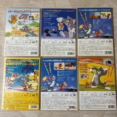 トムとジェリーDVDセット5枚＋おまけ1枚の画像