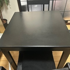 テーブル　イス　セットの画像