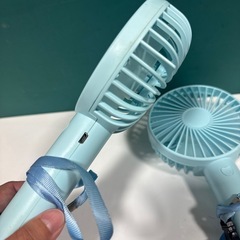 充電式 ハンディファン 2個セットの画像