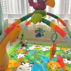 　フィッシャープライス(fisher price) レインフォレスト・デラックスジムII 【ベビージム、知育玩具、布おもちゃ】の画像