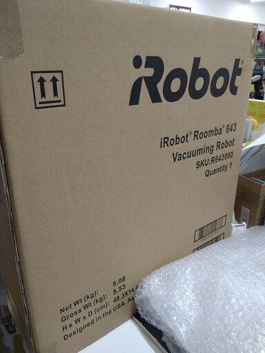 リユースのサカイ浦和店 【E224】⚫️ロボット掃除機 ルンバ 643