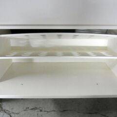 札幌～ 引取歓迎 IKEA/イケア ヘムネス/HEMNES シューズボックス 組み立て済/中古品 001.695.60/幅89×奥30×高129cmの画像