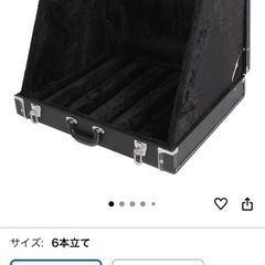 折りたたみ式ギタースタンド6本の画像