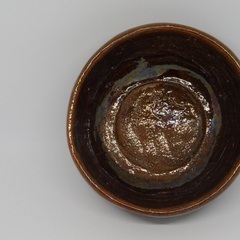 大樋年朗（十代襲名前）茶碗 胴部銘入り 共箱直筆 茶道具の画像