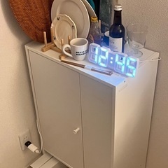 IKEA BAGGEBO バッゲボー キャビネット扉付+ LACK ラックの画像