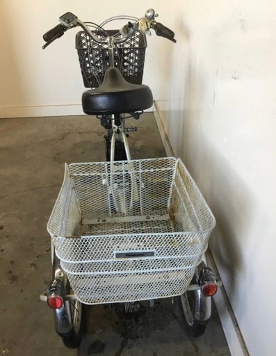 A-64 △ 岐阜発/ パナソニック/ 電動アシスト三輪自転車/ ３段変速/ バッテリー6.6Ah/ 充電器なし/ 走行確認/ 現状品/ ahn2.0/ R6.11/19 △