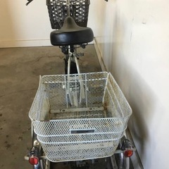 A-64 △ 岐阜発/ パナソニック/ 電動アシスト三輪自転車/ ３段変速/ バッテリー6.6Ah/ 充電器なし/ 走行確認/ 現状品/ ahn2.0/ R6.11/19 △の画像