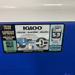 美品！イグルー　クーラーボックスの画像