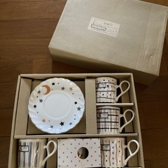コーヒーカップ＆ソーサー5柄セット　未使用品の画像
