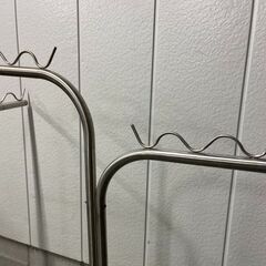 物干し台 2台 幅38cm×奥行34cm×高さ160cm の画像