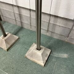 物干し台 2台 幅38cm×奥行34cm×高さ160cm の画像