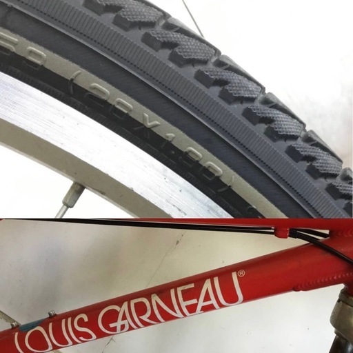 A-65 △ v 岐阜発/ LOUIS GARNEAU/ ルイガノ/ マウンテンバイク/ LGS-SIX/ 26インチ/ 3×8段変速/サドル破れあり/ 現状品/ 管08s/ R7.4/3 △