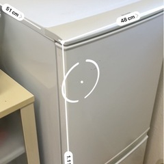 SHARP冷蔵庫冷凍庫　2012年製の画像