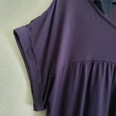 Coeur de Pêche パープル オフショルダー Tシャツの画像