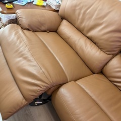 革ソファー美品の画像