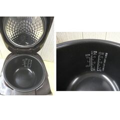 5.5合炊き IH炊飯器 象印 2020年製 NP-VI10 極め炊き IH炊飯ジャー ブラウン 西岡店の画像