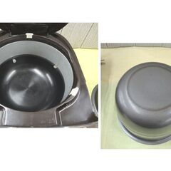 5.5合炊き IH炊飯器 象印 2020年製 NP-VI10 極め炊き IH炊飯ジャー ブラウン 西岡店の画像